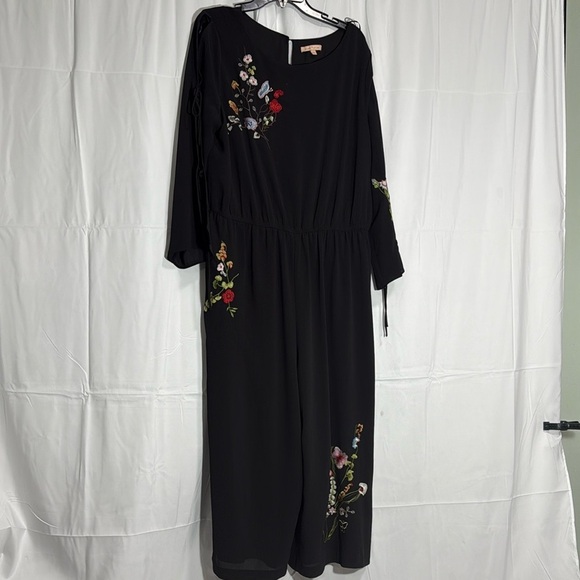 Gibson Latimer jumpsuit. Black embroidered size XL - Picture 1 of 13
